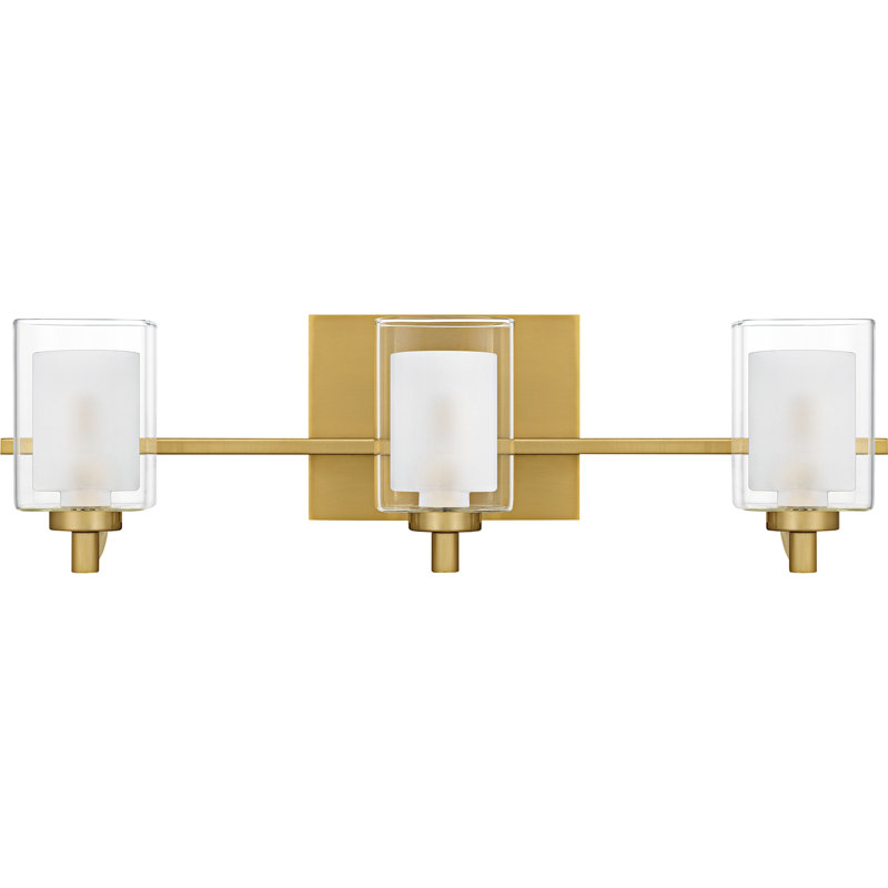 Roseville 3-Light Brushed Gold Bath Light