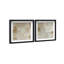 Vanilla Set Shadowbox Abstract Print by Oliver Gal, Black Frame, 12 x 12-103465433-103465444