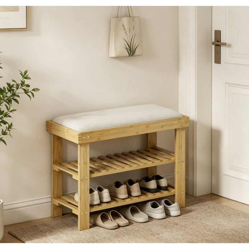 Bamboo Storage Bench