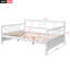Lit de jour pleine grandeur avec pieds de soutien, canapé-lit convertible pour le confort et la durabilité, parfait pour tout décor.-93286983