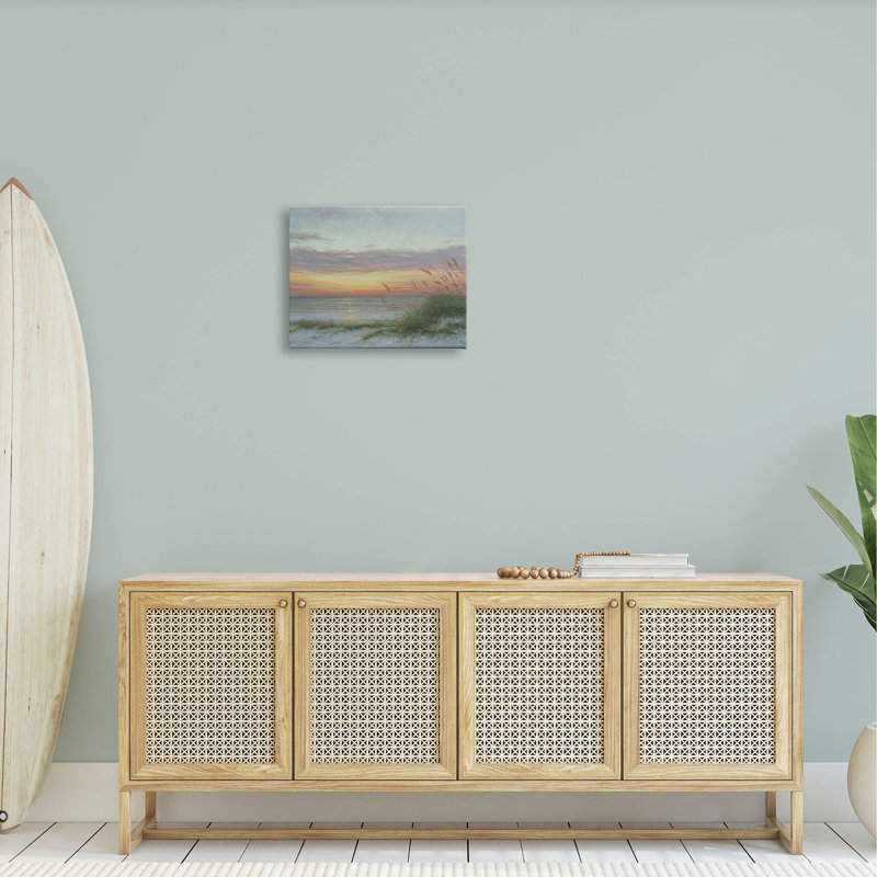 «Coastal Beach Summer Sunset» par Martin Figlinski, H 16 po x l 20 po x P 1,5 po