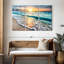 «Foamy Cancun Beach», reproduction d'art sur toile-277204654