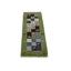 Tapis vert 1 x 4 Indo Gabbeh