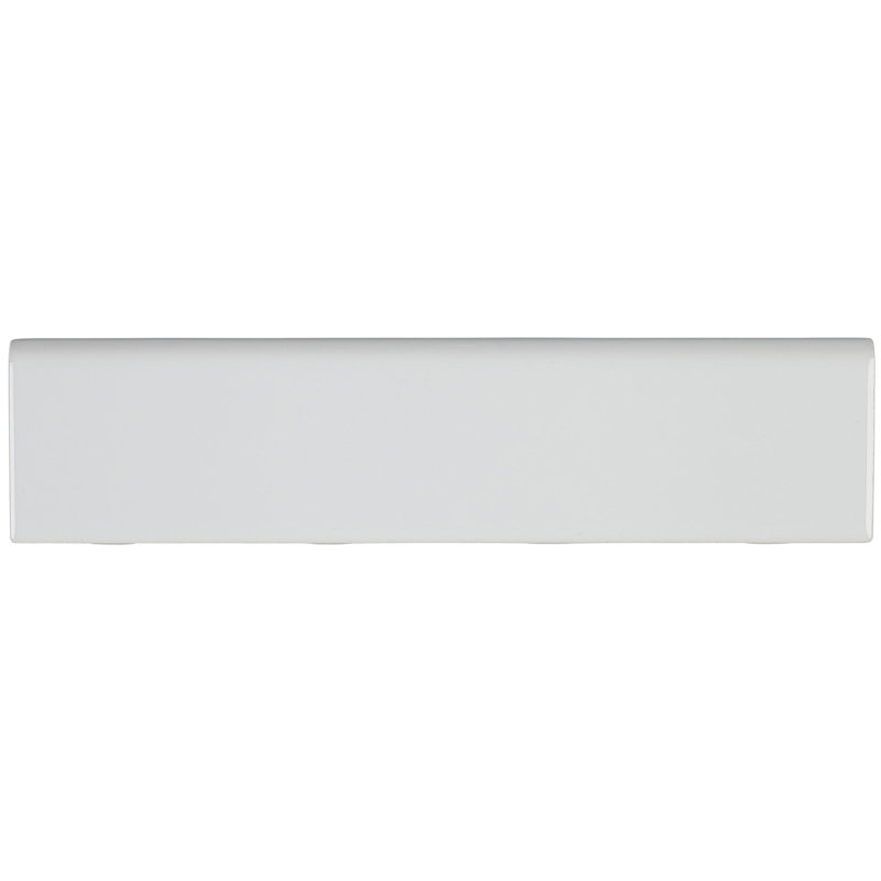 Carreau de faïence en céramique blanc arctique 8,5 po x 2,1 po Berkeley