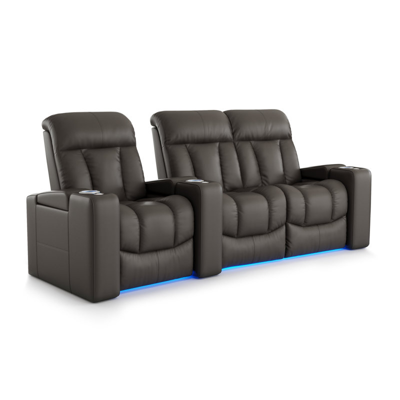 Rangée de 3 causeuses Olivy Cloudy Grey
