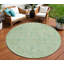 Tapis rond 8 po Sage And Artichoke