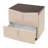 Fantosini 2-Drawer Nightstand - Silver Mist