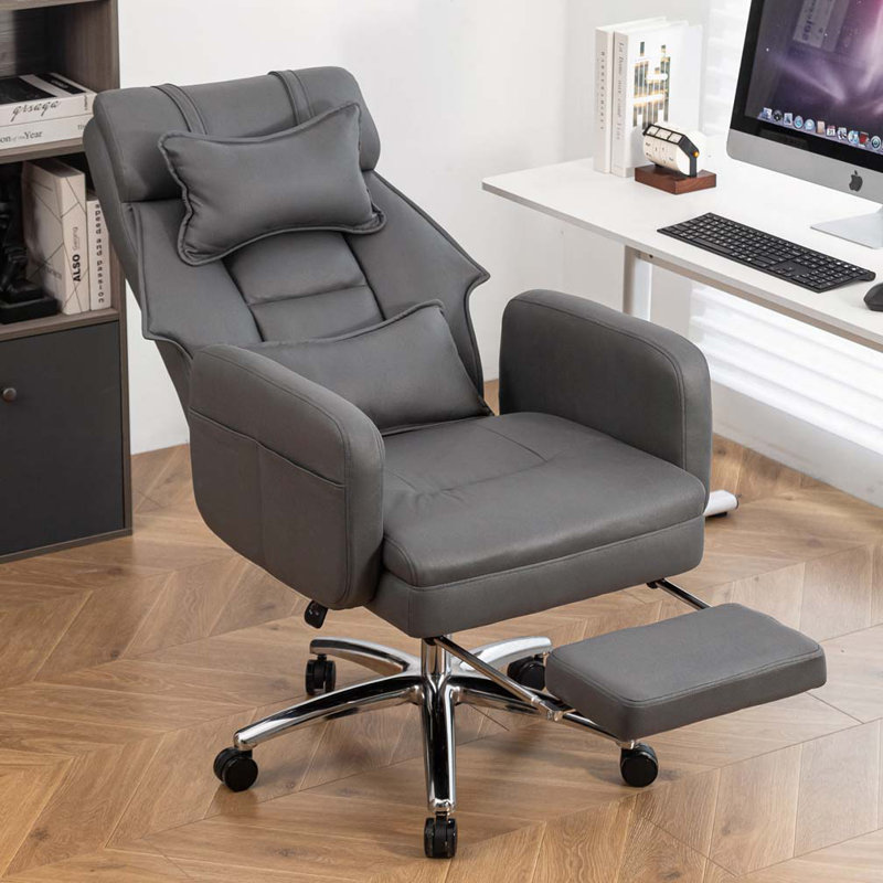Swivel Ergonomic Office Chair, Dark Gray
