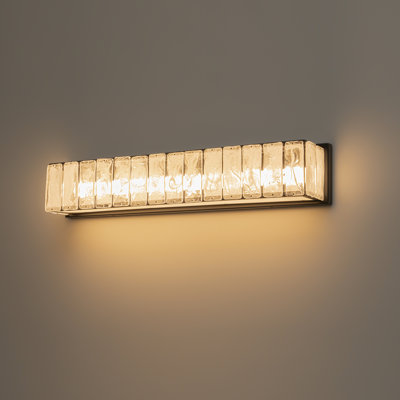 Luminaire de salle de bain moderne à DEL à intensité variable avec abat-jour nuage