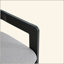 Chaise de patio d'extérieur en aluminium Pula, ensemble de 2