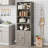 Tall Bookcase, Wooden 6 Shelf Bookshelves-1117535548