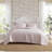 Laura Ashley Marta Stripe Cotton Reversible Pink Quilt Set-106535596