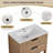 Erentraud 30'' Free Standing Single Bathroom Vanity With Ceramic Top
