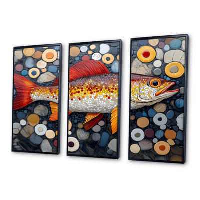 «Red and Orange», ensemble d'impressions murales arctiques
