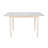Ginna Extendable Unfinished Solid Wood Dining Table
