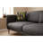 Modern Corner Sofa Bed, Grey Fabric, 104.3 x 31.5 x 64.2 inches | 100% Beech Wood Frame, 50% Polyester / 50% Linen, 28 DNS Foam Cushioning, Antibacterial, Assembly Required | Stylish & Functional for Living Spaces-2005091080-1971031201