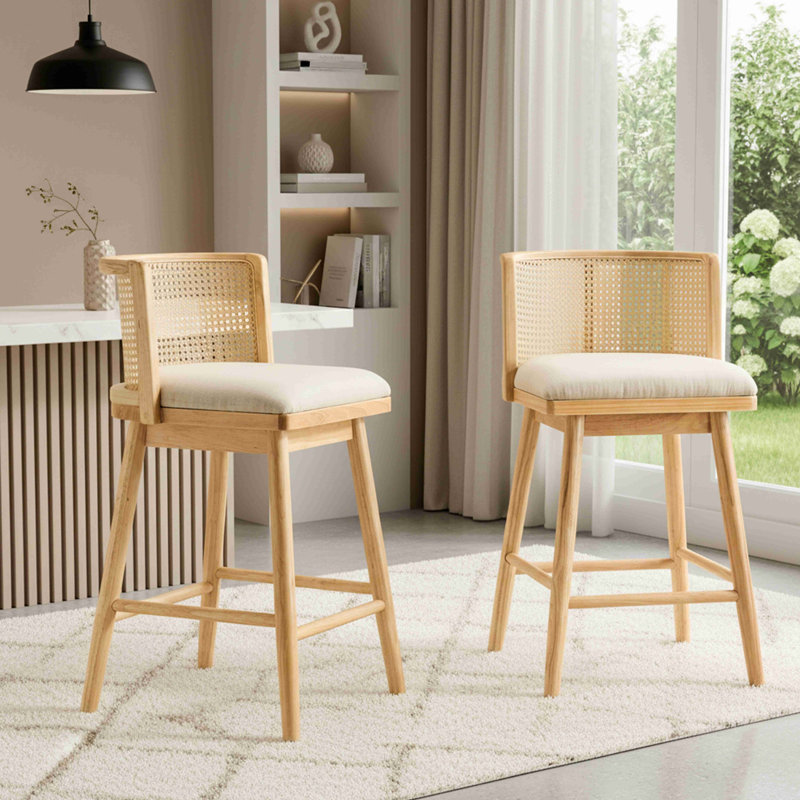 Tabouret de bar rembourré