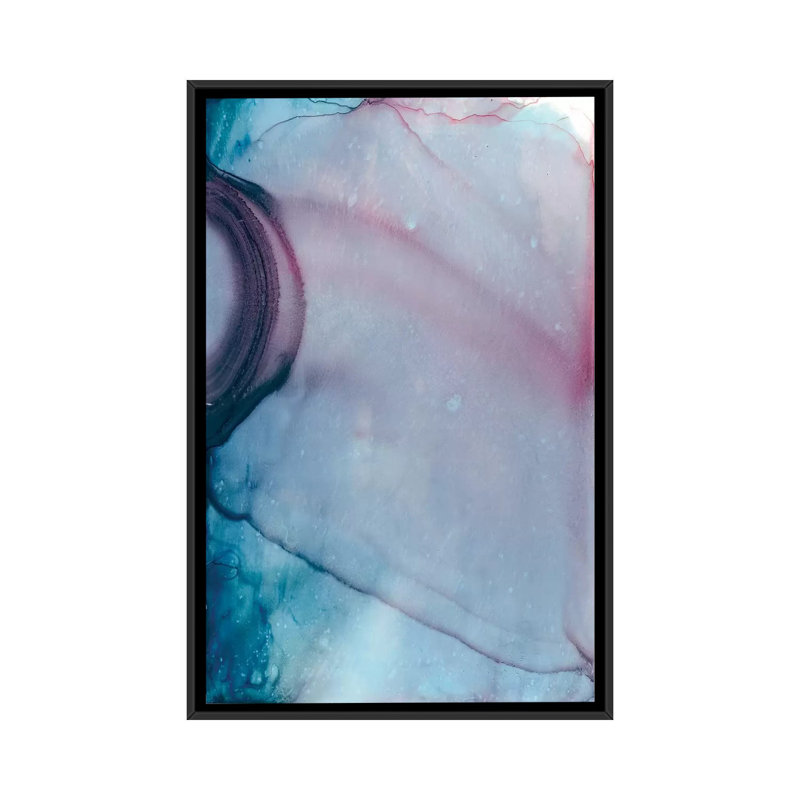 «Into the Galaxy I», impression sur toile, H 26 po x l 18 po x P 1,5 po, Toile encadrée noire, Pas de tapis