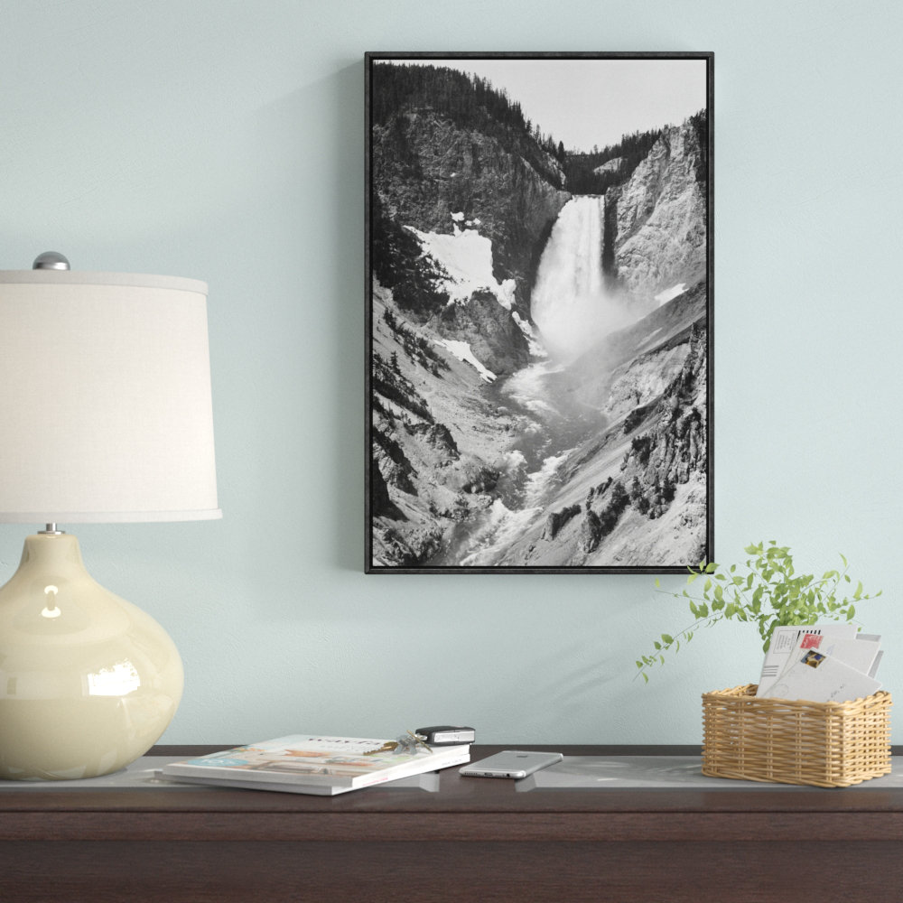 " Yellowstone Falls, Yellowstone National Park, Wyoming, CA. 1941-1942 " by Ansel Adams Vault W Artwork