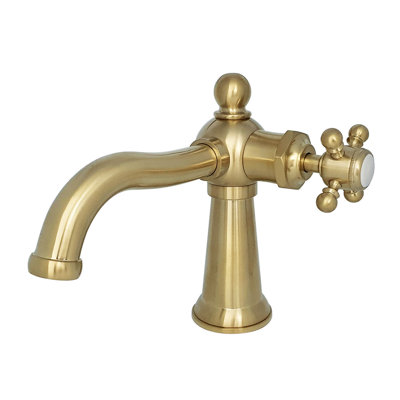 Robinet de salle de bain 1 poignée à fixation sur le comptoir avec poignée escamotable Kingston