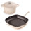 Batterie de cuisine en fonte 3 pièces BergHOFF Neo, poêle gril et cocotte ronde
