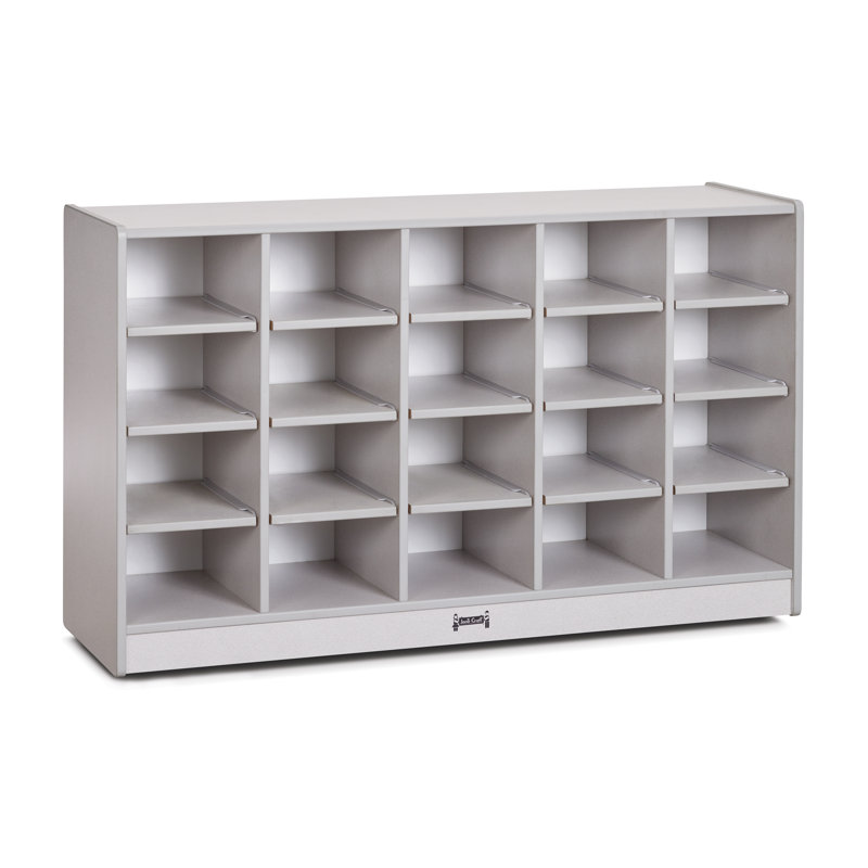 Rangement mobile Rainbow Accents®, H 29,5 po x l 48 po, Gris, Non
