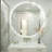 Aevar Simple & Modern Back LED Lighted Anti-fog Round Bathroom/Vanity Mirror-1267459823