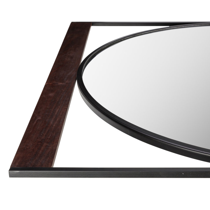 Rectangle Metal Wall Mirror, 40" x 36"