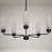 5-Light Dimmable Shaded Chandelier-1570108896