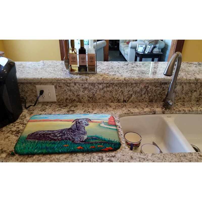 Tapis de séchage écossais deerhound