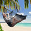 Grande chaise hamac en polyester style caribéen Travis-21228739