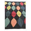 Tapis noir Otero