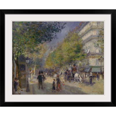 " The Boulevards, 1875 " by Pierre-Auguste Renoir