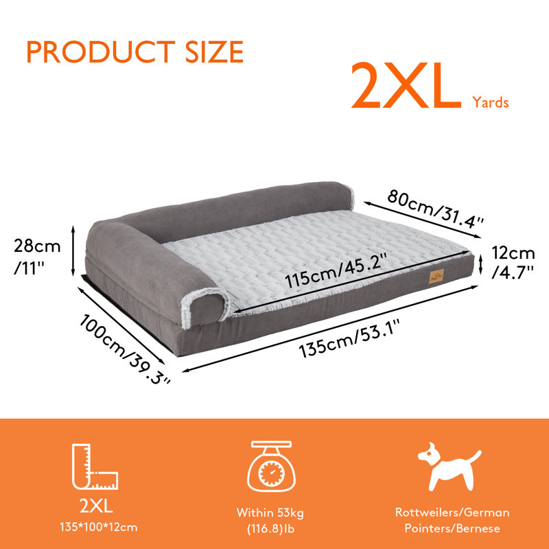 Orthopedic Fleece Pet Bed