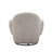 35" W Upholstered Armchair 360° Swivel Barrel Chair-1225659940