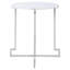 Salonika Marble Cross Legs End Table-134724244