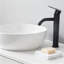 Robinet de lavabo vasque noir mat