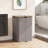 150L Double Laundry Hamper with Lid-1837502225