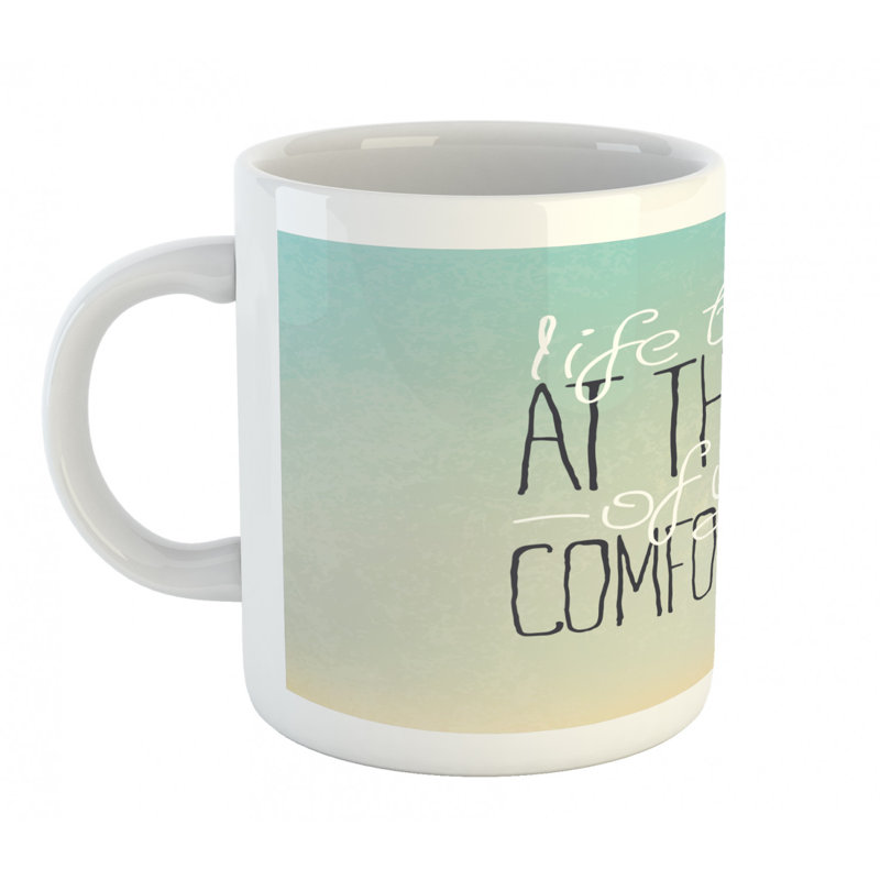 Grande tasse à café style style vie