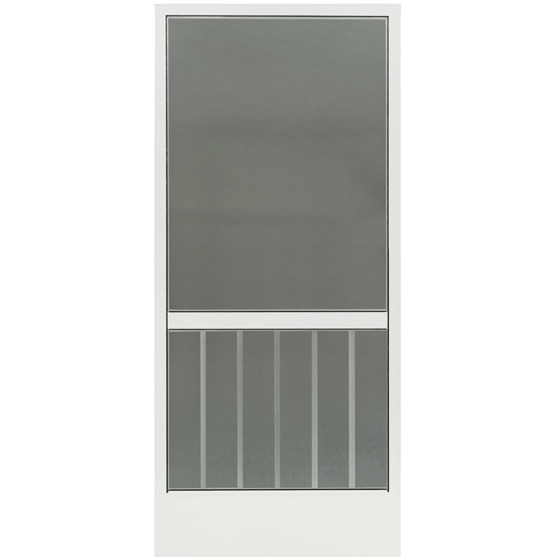 Porte moustiquaire en aluminium Westmore, Blanc