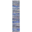 Hand Knotted Abstract Area Rug in Blue/Black/Gray-1471653389
