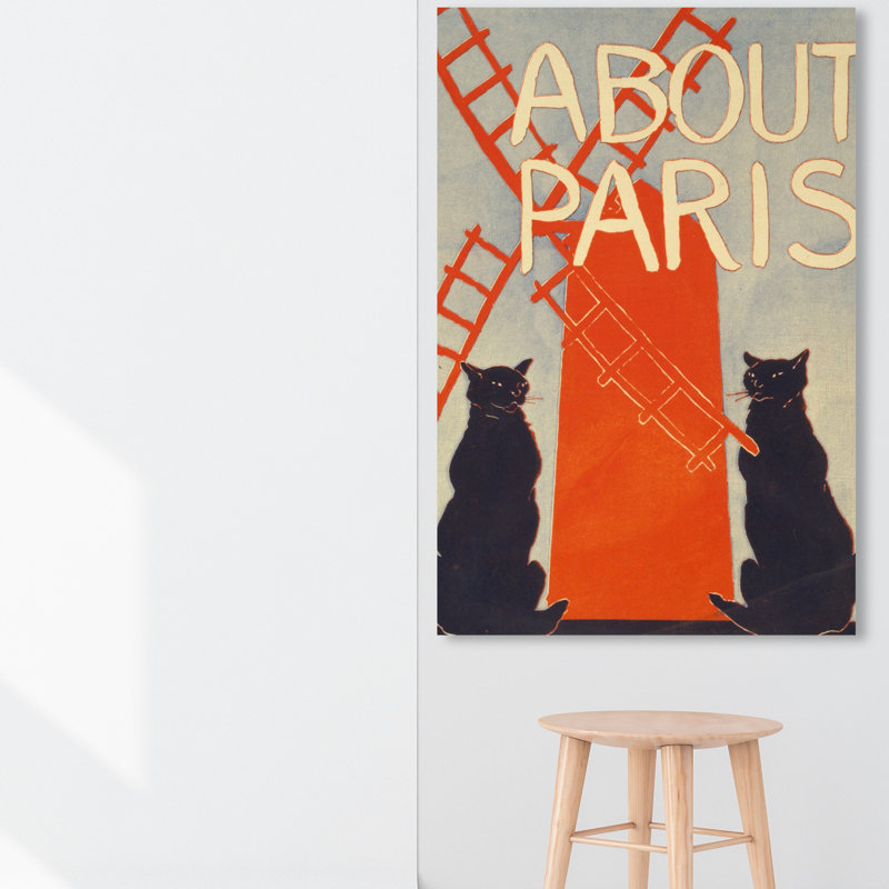 «About Paris», impression sur toile tendue, H 30 po x l 20 po