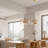 1-Light Pendant Light Glass LED