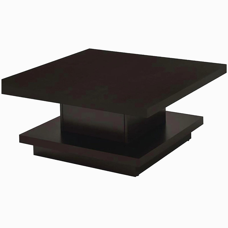 Cappuccino square coffee table