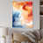 White Floater Framed
