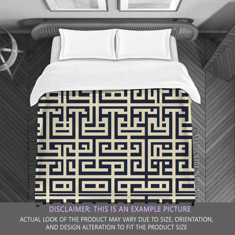 Édredon Greek Key Bedding, Édredon simple