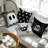 4 Pcs Ghosts Pattern Decorative Pillow Covers