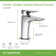 Verity Single Handle Bathroom Faucet with Push Pop Drain
