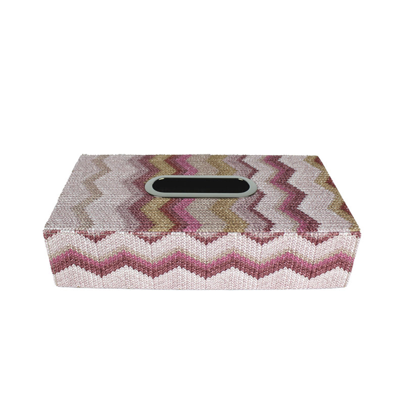 Rollox Tissue Box Cover, Pink, Pink