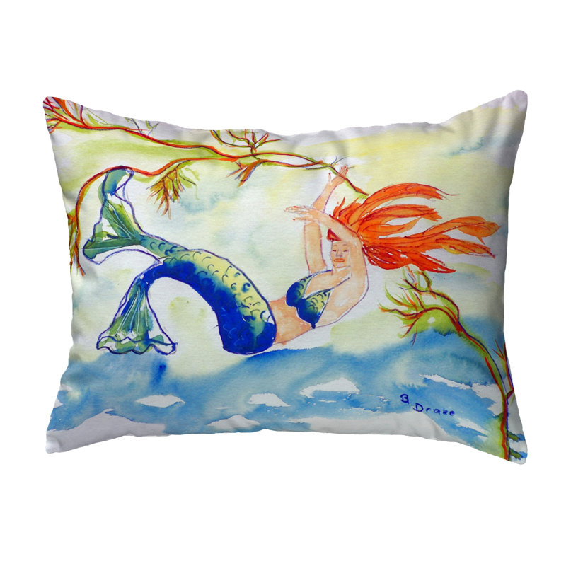 Coussin lombaire intérieur/extérieur Resting Mermaid